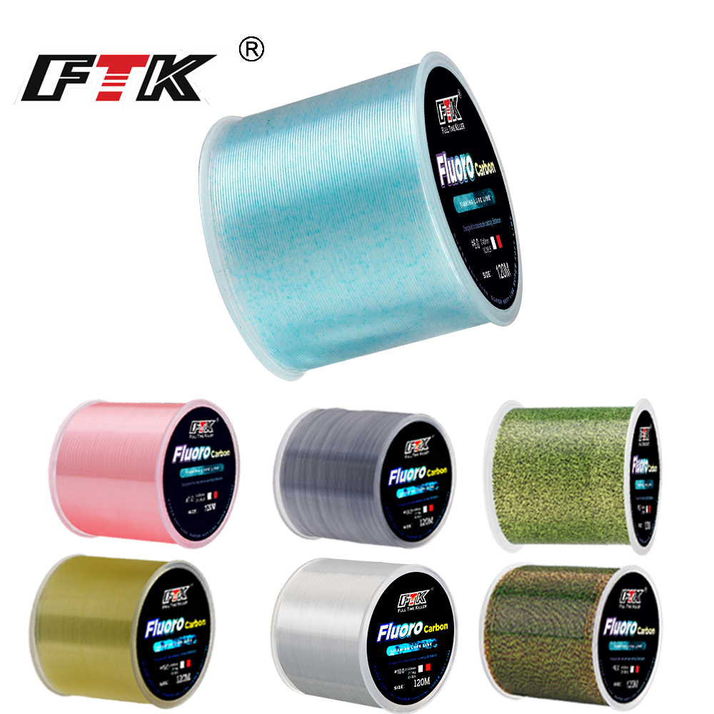 Fluorocarbon Line - FTK 120 m Görünmez Olta Benekli