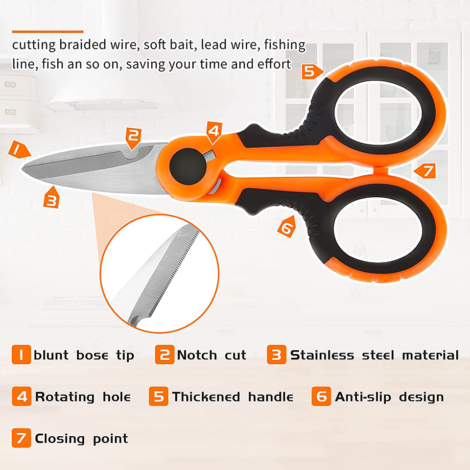 Yürümek balık japon 420 paslan - Fishing Line Cutter incelemesi ve fiyatı